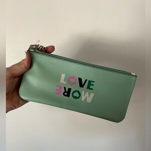 NWT Fossil Sofia Pouch Misty Jade Original
